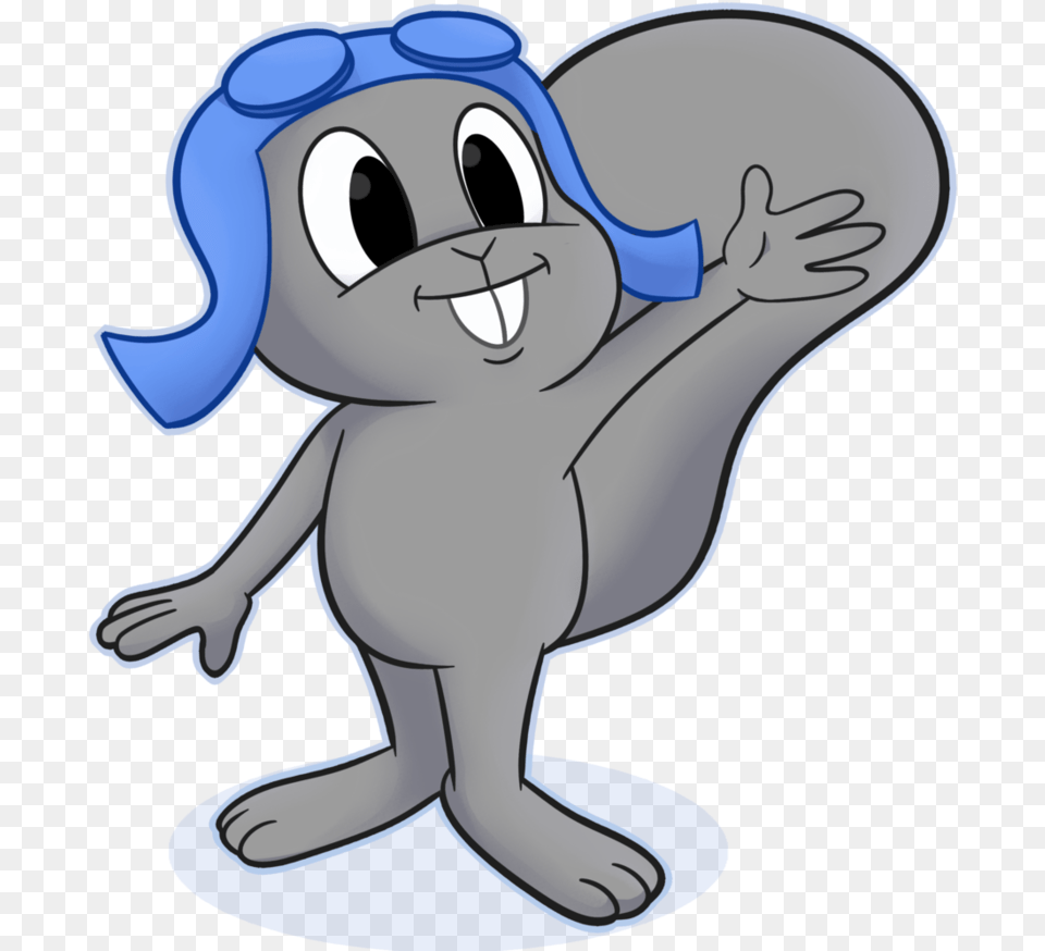 Hatsune Miku Clipart Goanimate Rocky The Flying Squirrel, Cartoon, Mascot, Baby, Person Free Png Download