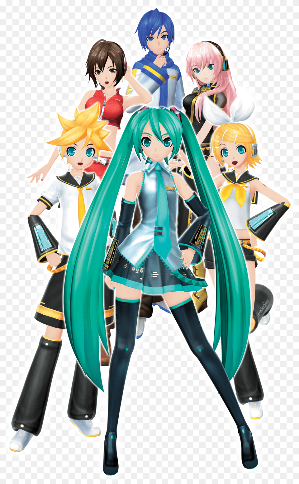 Hatsune Miku Download Miku Rin Len Luka Kaito Meiko Free Png