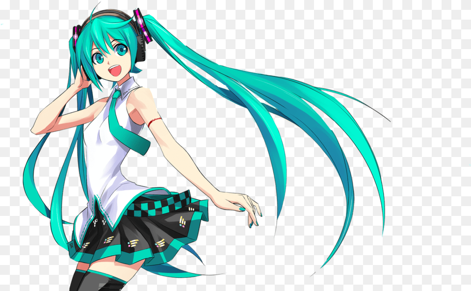 Hatsune Miku Google Da Hatsune Miku Background, Adult, Publication, Person, Woman Free Transparent Png