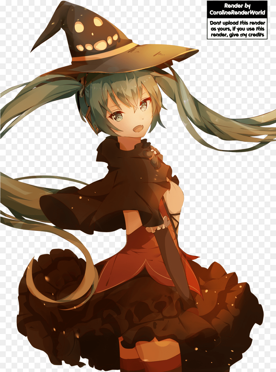 Hatsune Miku Halloween Render Hatsune Miku Halloween Renders, Book, Comics, Publication, Baby Free Transparent Png