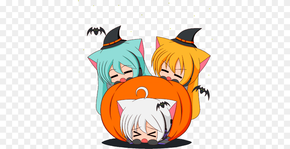 Hatsune Miku Halloween Source Engine Sprays Halloween Anime Vocaloid, Face, Head, Person, Baby Free Png Download