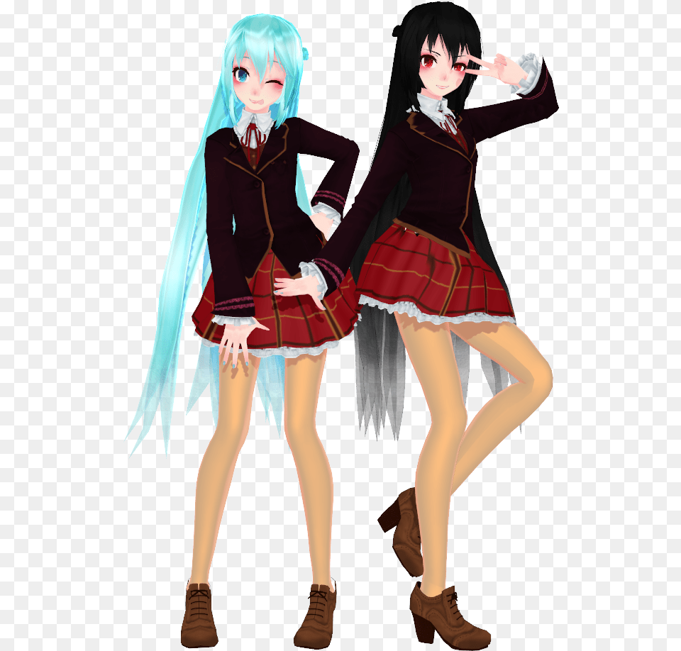 Hatsune Miku Mikumikudance Clothing School Uniform Anime, Book, Publication, Comics, Costume Free Png