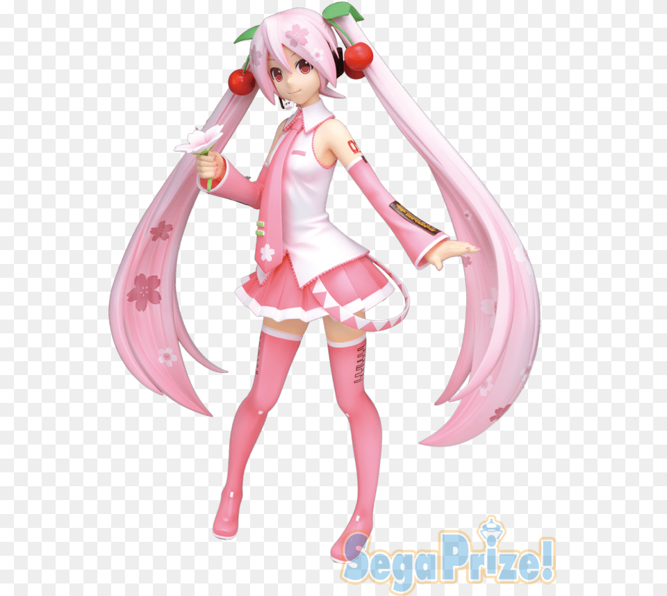 Hatsune Miku Project Diva Arcade Future Hatsune Miku Sakura Miku, Figurine, Book, Publication, Toy Free Png Download