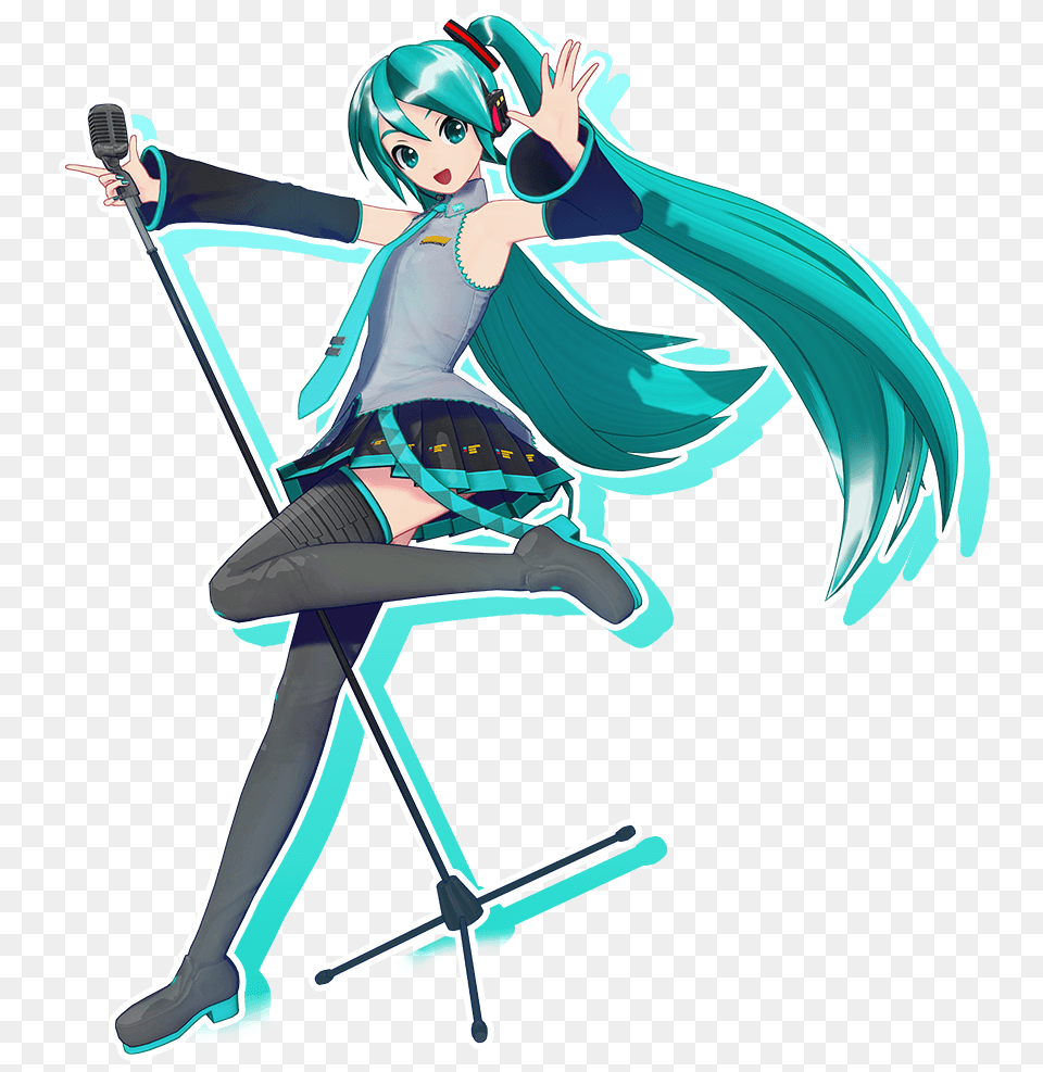 Hatsune Miku Project Diva Mega 39s Hatsune Miku, Book, Comics, Publication, Adult Png Image