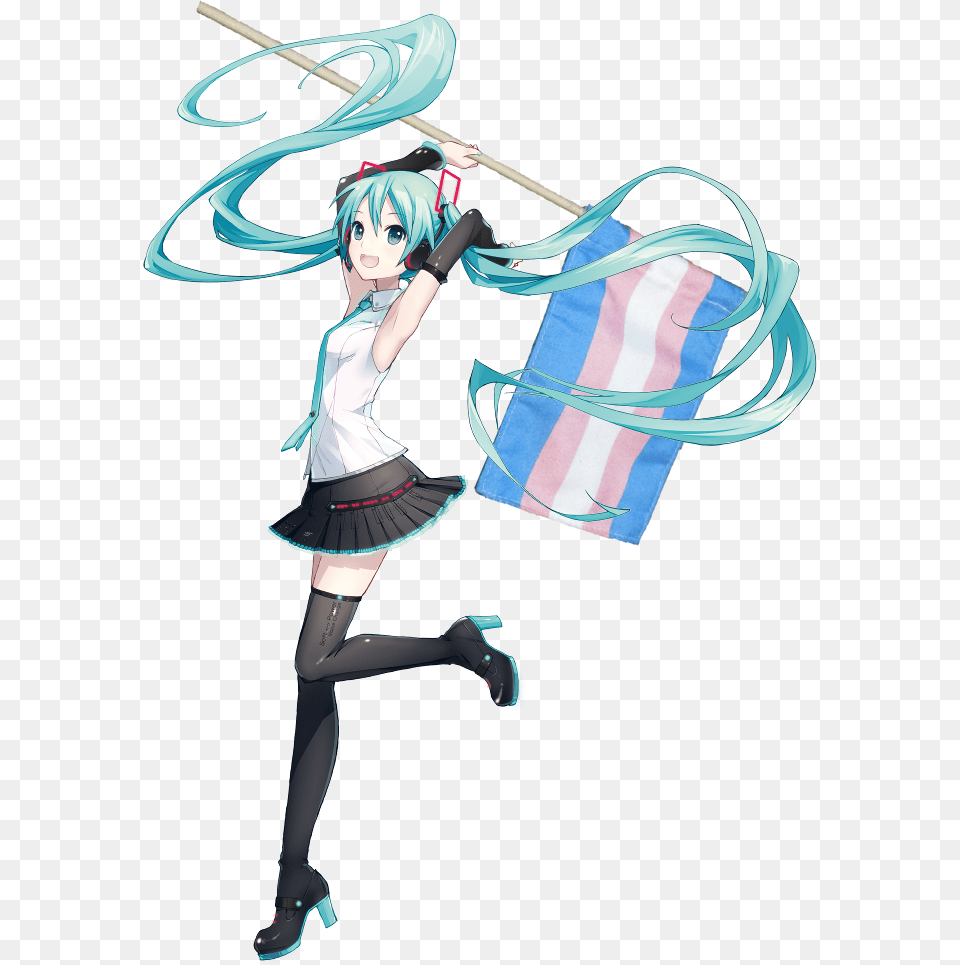 Hatsune Miku V4x Transparent, Book, Comics, Publication, Adult Free Png Download