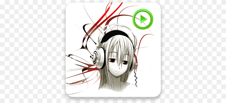 Hatsune Miku Weekender Girl Apk 10 Anime Girl Headphone Drawing, Publication, Book, Comics, Adult Free Transparent Png