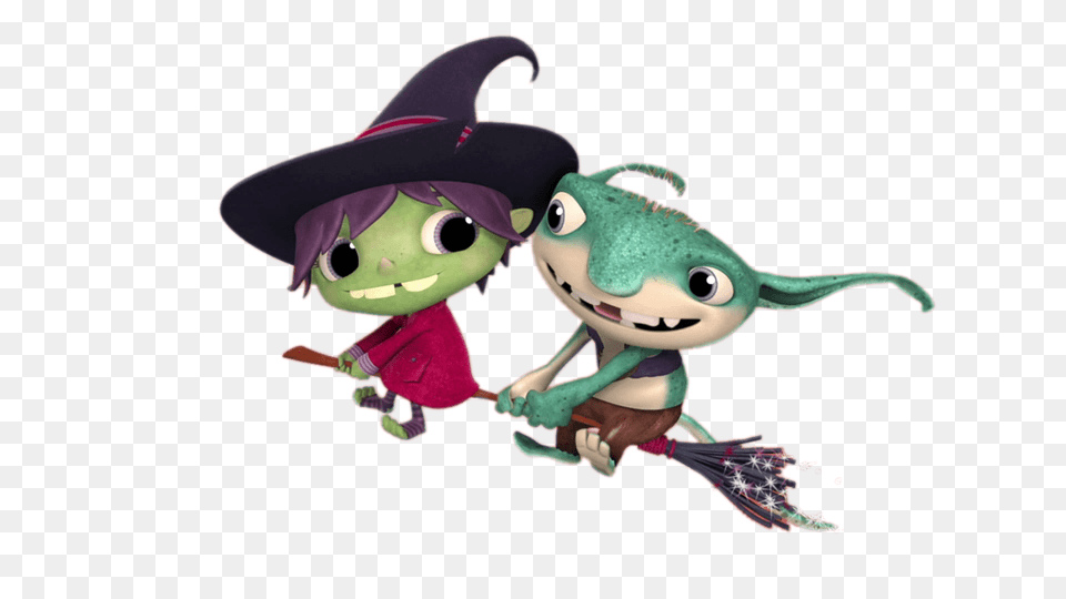 Hattie The Witch And Bobgoblin, Baby, Cartoon, Face, Head Free Png Download