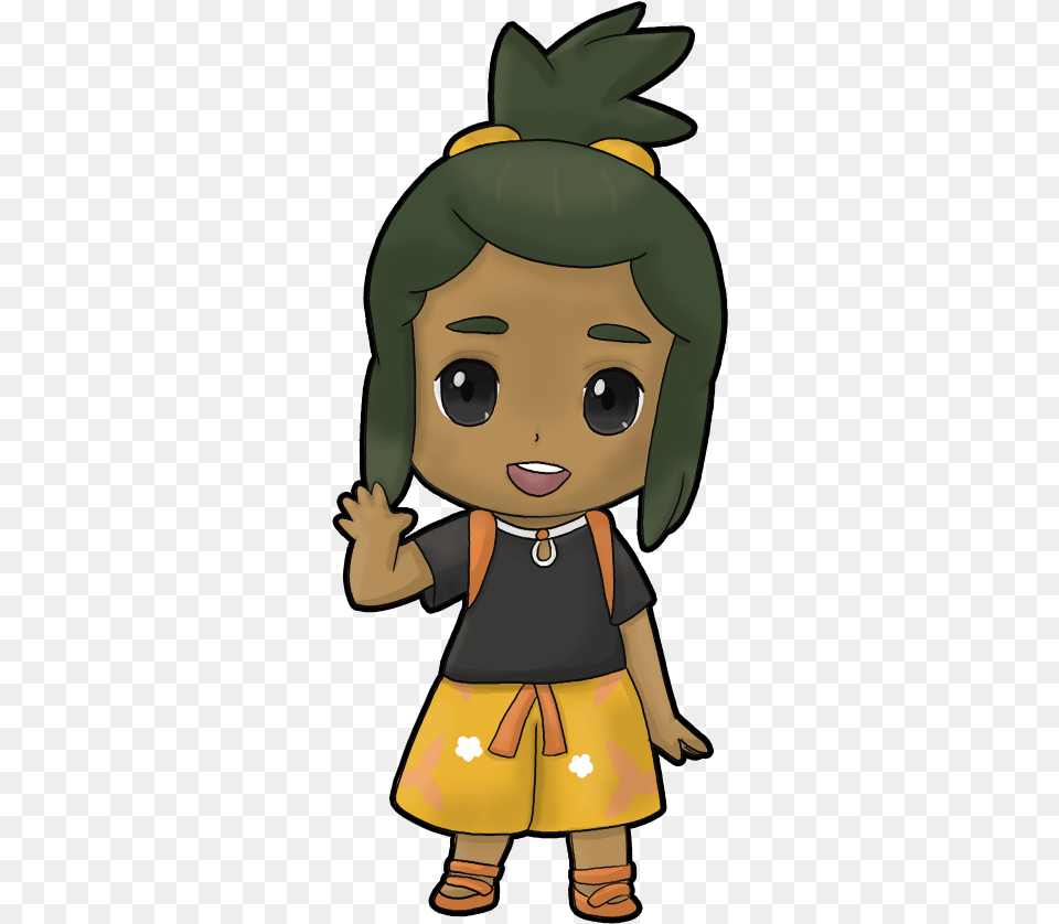 Hau Bab Pokemon Sun And Moon U2014 Steemit Cartoon, Baby, Person, Face, Head Free Transparent Png