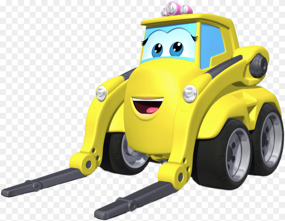 Haulie The Forklift Forklift, Toy, Machine, Wheel Png