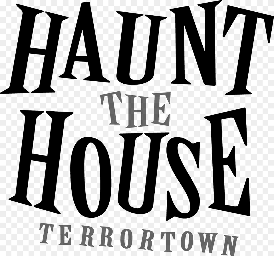 Haunt The House Terrortown Logo, Gray Free Transparent Png