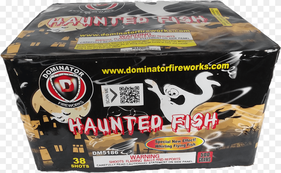Haunted Fish D, Box, Cardboard, Carton, Qr Code Free Transparent Png