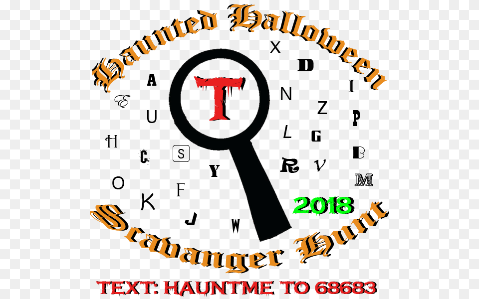 Haunted Halloween Scavenger Hunt Winner Sean Rock, Text, Machine, Wheel Free Png Download