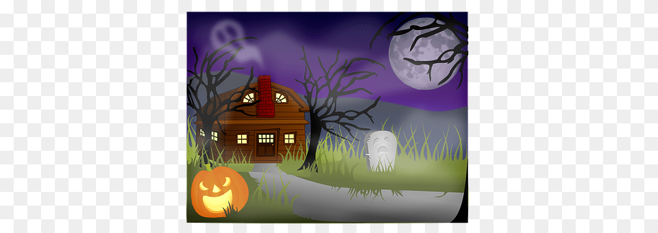 Haunted House Night, Outdoors, Nature, Pumpkin Png