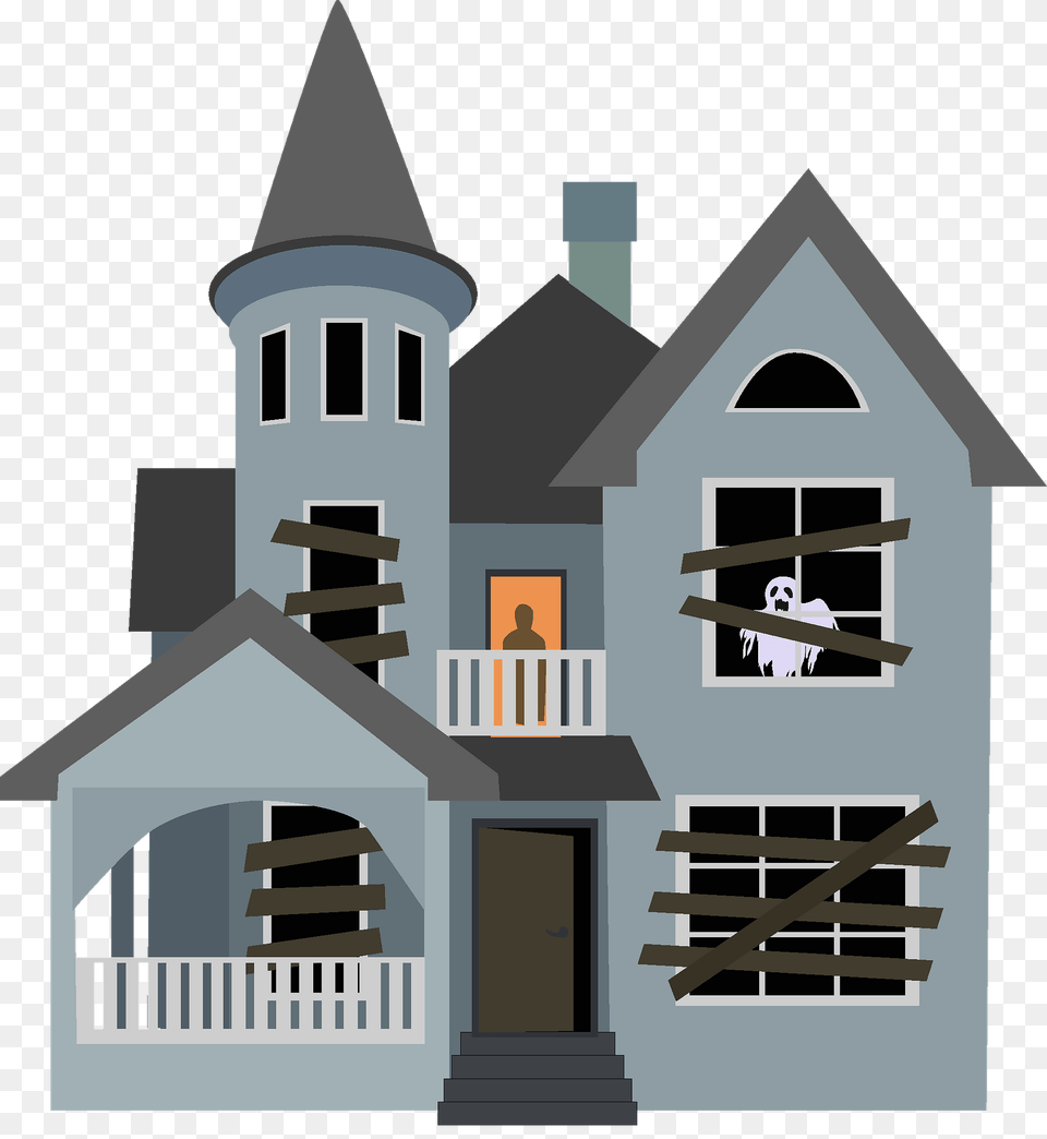 Haunted House Clipart, Architecture, Bell Tower, Building, Tower Free Transparent Png