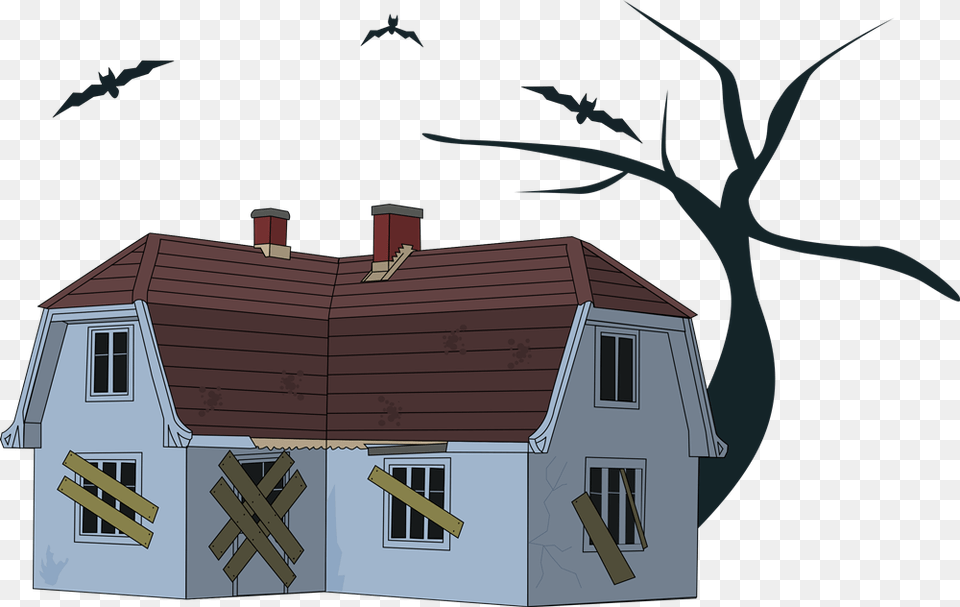 Haunted House Clipart, Architecture, Building, Cottage, Housing Free Png Download