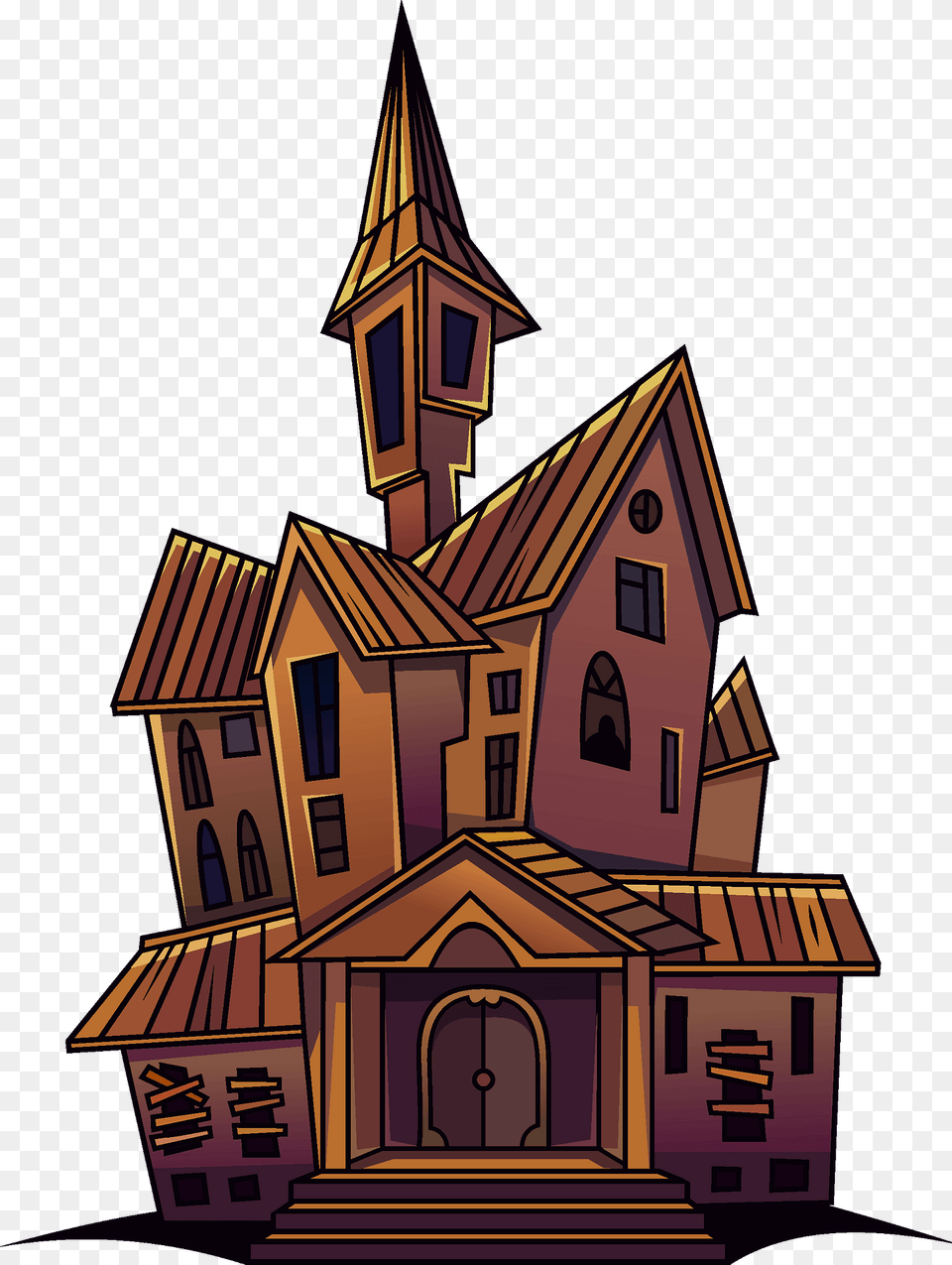 Haunted House Clipart, Architecture, Spire, Tower, Building Free Png Download