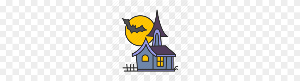 Haunted House Clipart, Logo, Symbol Png Image