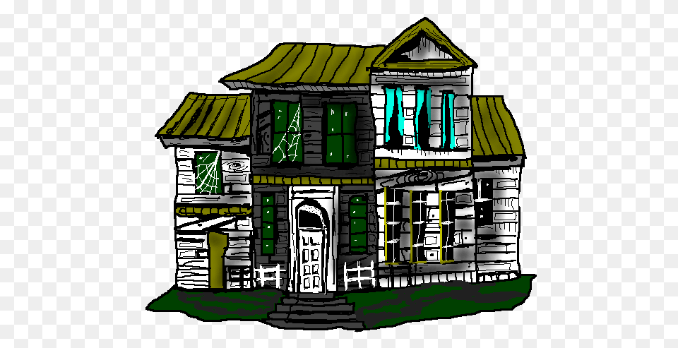 Haunted House Clipart Halloween, Architecture, Rural, Outdoors, Nature Free Png
