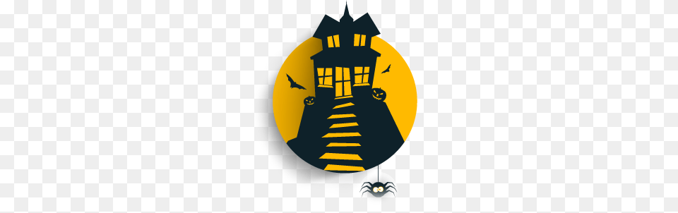Haunted House Clipart Halloween Character, Architecture, Building, Housing, Staircase Png Image