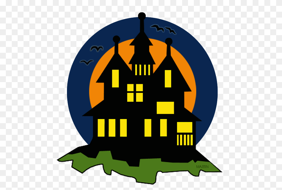Haunted House Clipart Phillip Martin, Festival, Animal, Fish, Sea Life Free Png