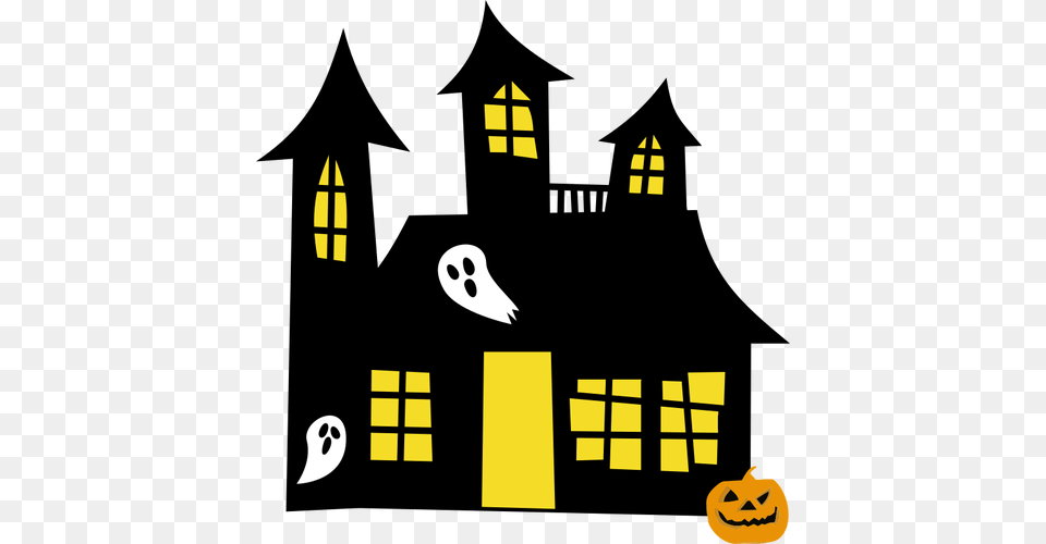 Haunted House Drawing Free Transparent Png