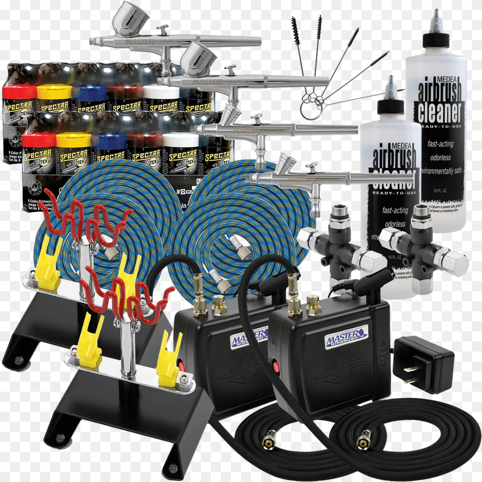 Haunted House Dual Airbrush Station, Machine, Wheel Free Transparent Png