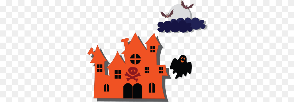 Haunted House Halloween Vector Vector Graphics Free Png