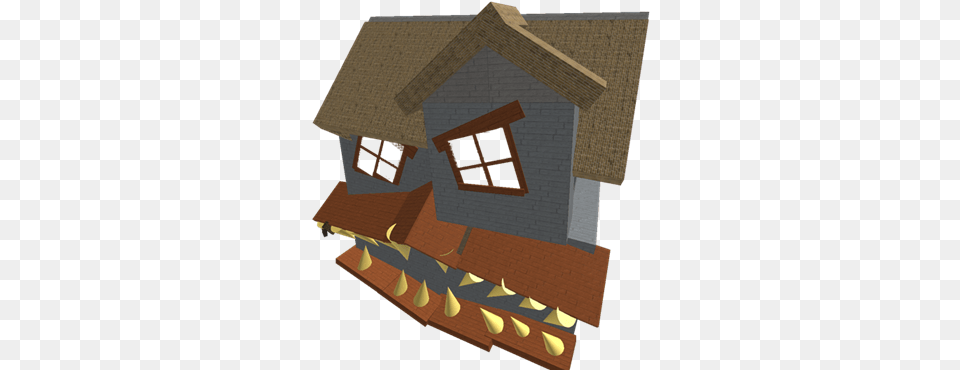 Haunted House Roblox Wood Shingle, Architecture, Building, Housing, Roof Free Png Download