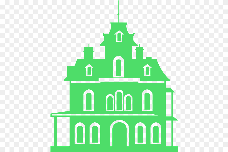 Haunted House Silhouette Vector, Architecture, Building, Monastery, Scoreboard Free Png