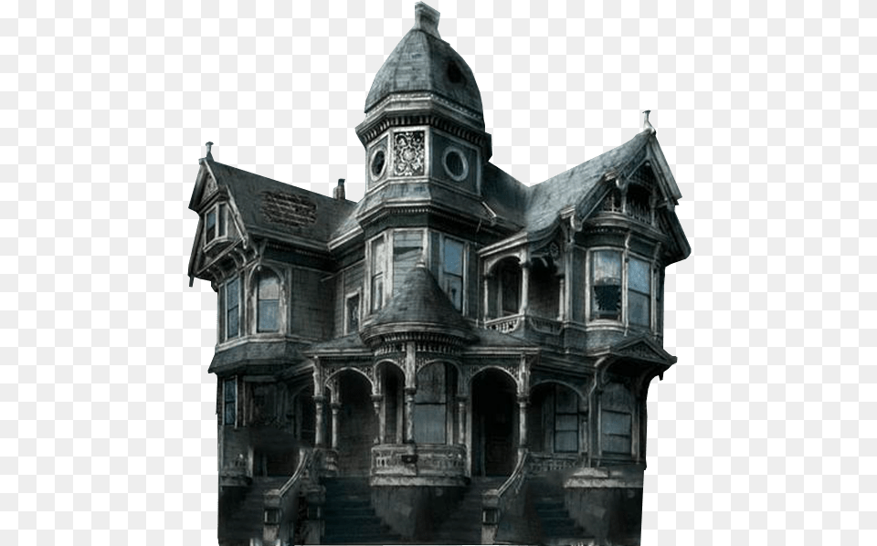 Haunted House Transparent Background Haunted House, Architecture, Building, Clock Tower, Tower Png