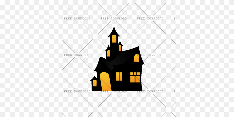 Haunted House With Transparent Background Photo Png Image