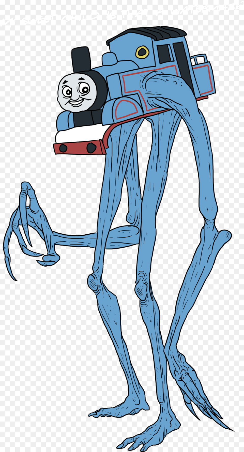 Haunted Thomas The Tank Engine, Adult, Male, Man, Person Free Transparent Png
