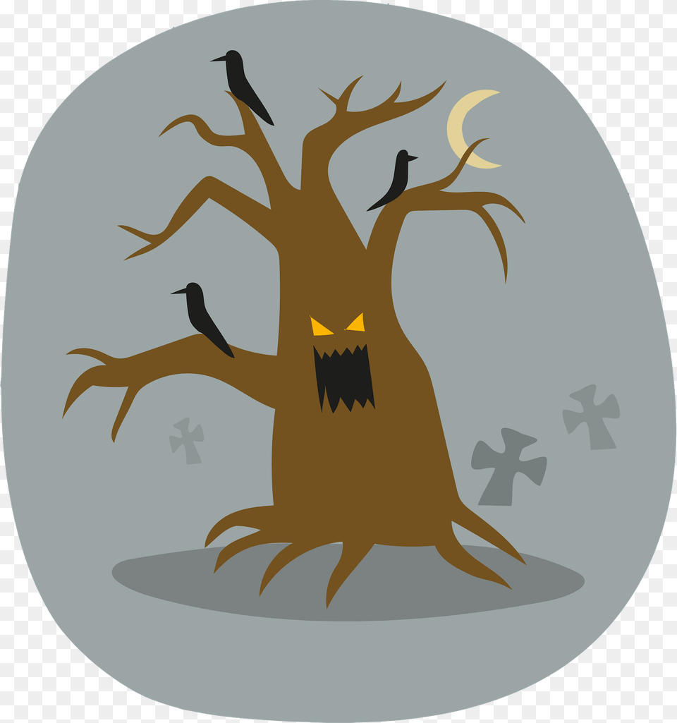 Haunted Tree Clipart, Animal, Bird, Hardware, Electronics Png Image