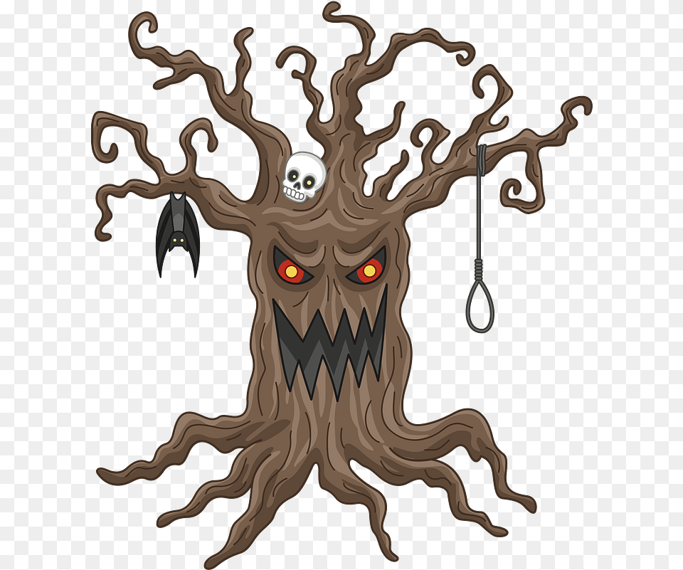 Haunted Tree Clipart Free Download Transparent Creazilla Haunted Trees Clipart, Art, Plant, Hardware, Electronics Png Image