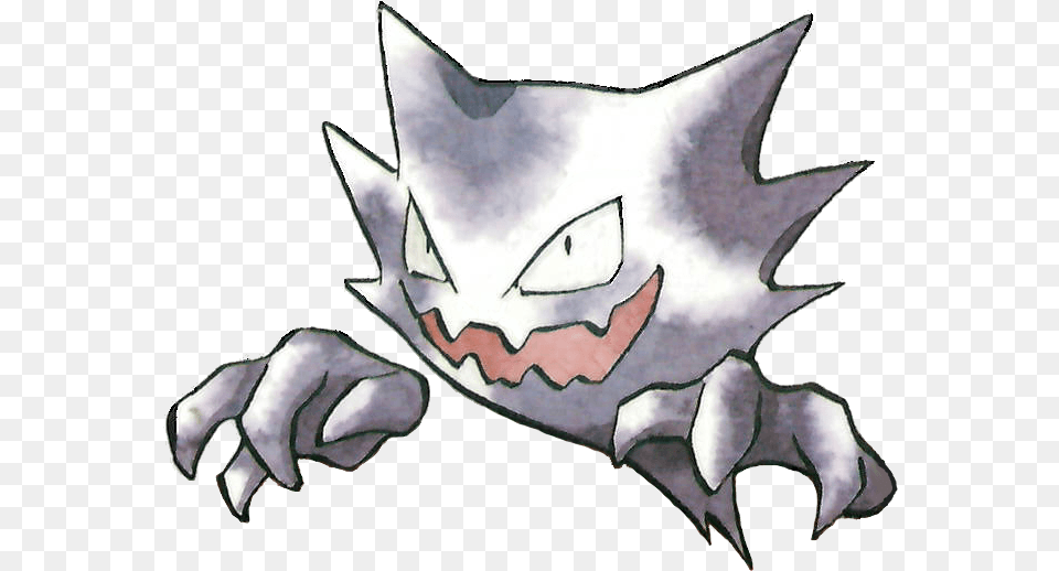 Haunter From The Official Artwork Set Pokemon Gen 1 Art, Electronics, Hardware, Hook, Claw Png