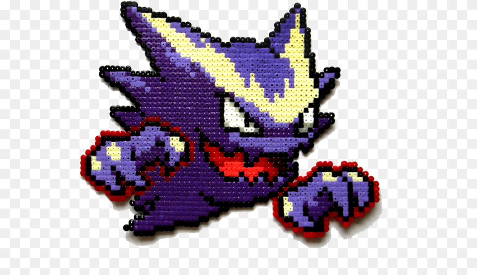 Haunter Is My Favorite Pokemon Pokemon En 8 Bits, Purple, Art, Pattern, Graphics Free Png