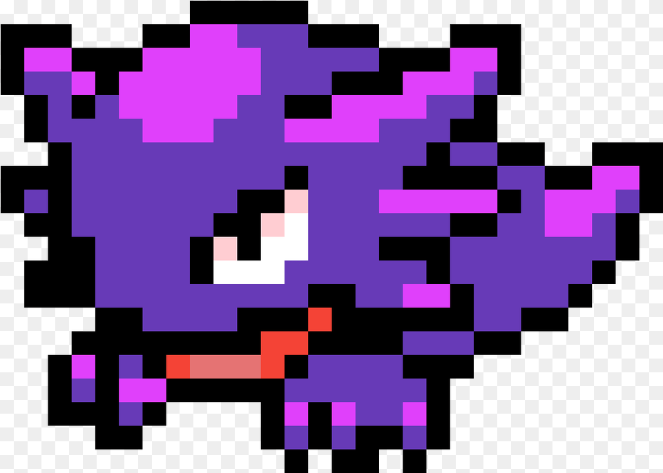 Haunter Pixel Art Pokemon Haunter, Purple, First Aid, Graphics, Pattern Free Png