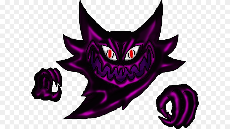 Haunter The Poison Gas Pokemon Automotive Decal, Purple, Baby, Person Free Png