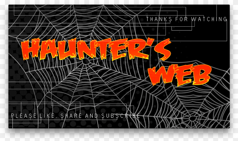 Haunterquots Web Video Intro Poster, Spider Web Free Transparent Png