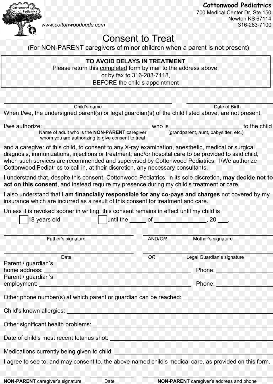 Hauptschablonenbild Grandparents Medical Consent Form Png Image