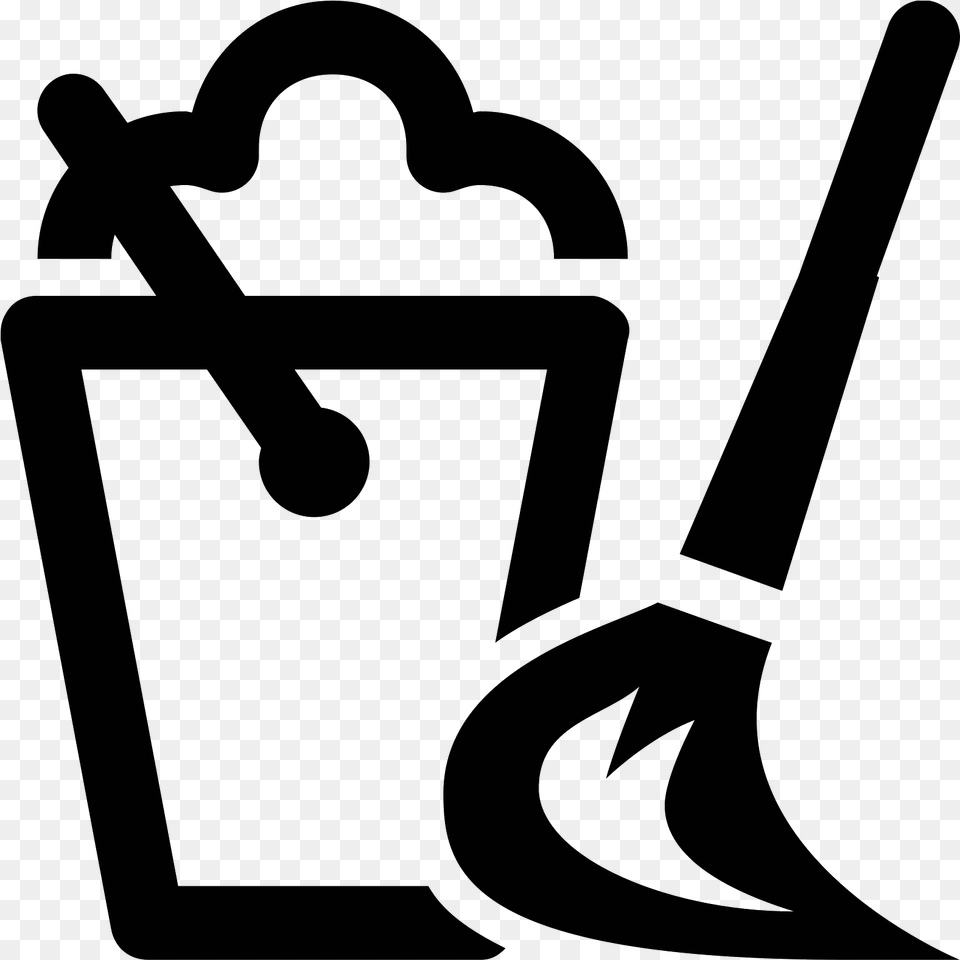 Haushalt Housekeeping Icon, Gray Png