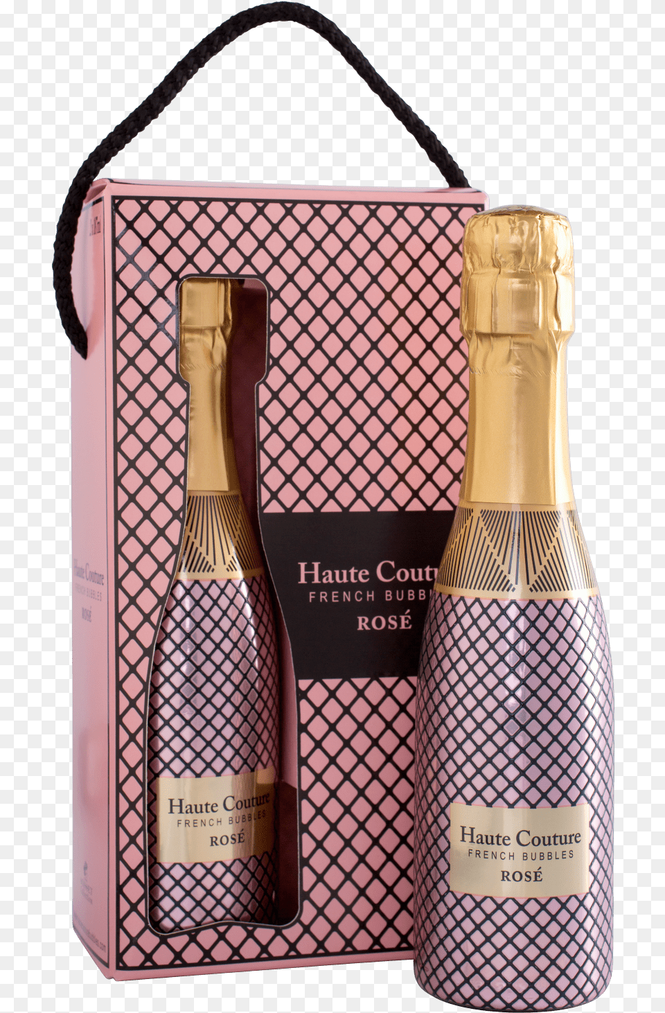 Haute Couture French Bubbles, Alcohol, Beverage, Bottle, Liquor Png Image