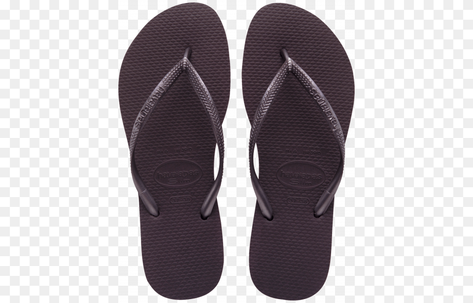 Havaianas Slim Aubergine Flip Flops Havaianas Slim Black Havaianas Slim, Clothing, Flip-flop, Footwear, Shoe Free Transparent Png