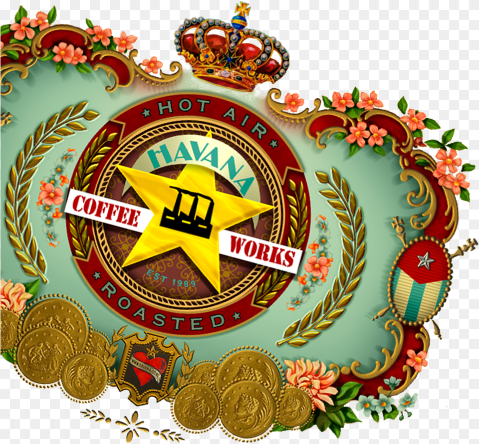 Havana Coffee Works Logo, Pattern, Emblem, Symbol Png Image