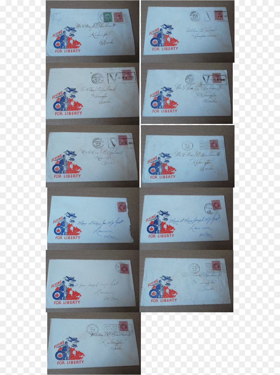 Have 11 Different Envelopes With Various Cancelled Fictional Character, Envelope, Mail, Person, Airmail Png Image