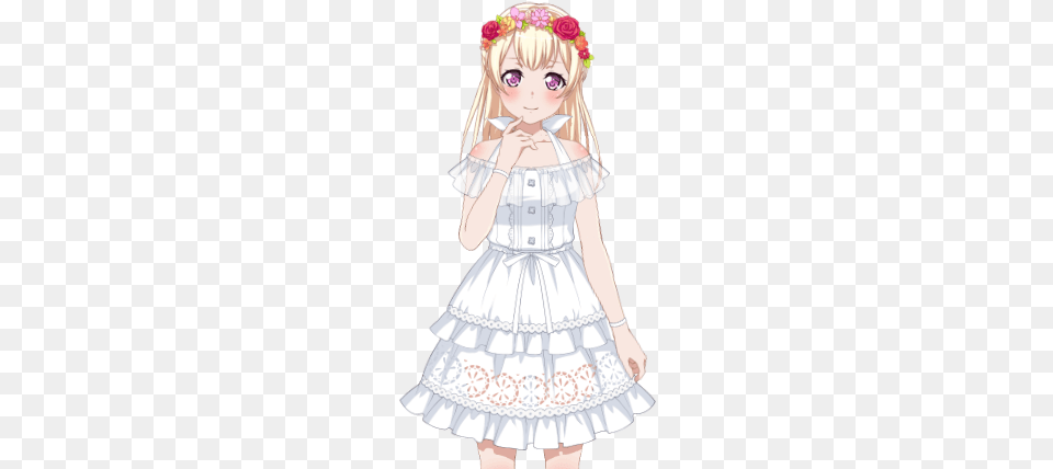 Have A Chisato In A Flower Crown Doll, Book, Publication, Comics, Person Png