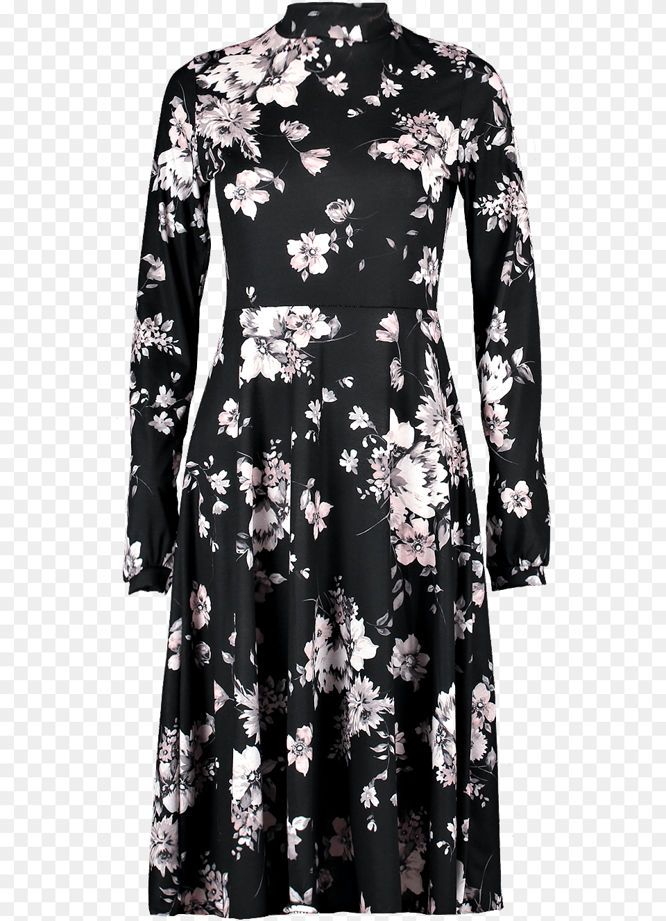 Have A Floral Fling Like Our Forever Crush Selena In Patrizia Pepe Dress Black, Sleeve, Long Sleeve, Gown, Formal Wear Free Png Download