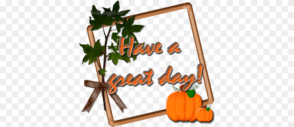 Have A Great Day Animated Autumn Leaves Fall Gif Pumpkin Autumn Have A Great Day, Leaf, Plant, Food, Produce Png Image