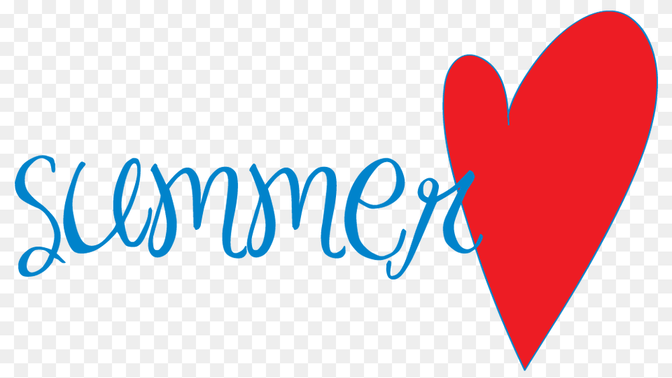 Have A Great Summer Clip Art, Heart Free Transparent Png