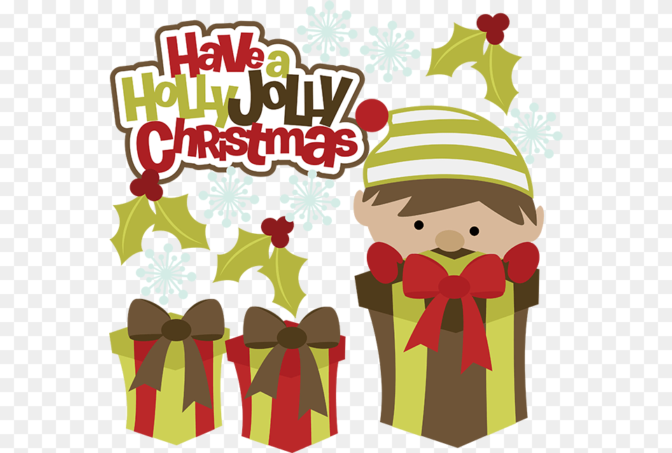 Have A Holly Jolly Christmas Svg Christmas Clipart, Advertisement, Poster, Person, People Free Png